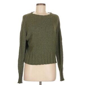 J.Crew Olive Green Cotton Blend Knit Sweater – Size Medium
